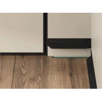 Микроплинтус L-Mini черный мат