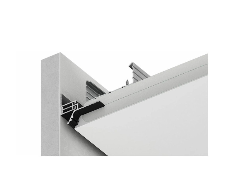 Теневой профиль  СП 8 безрамный